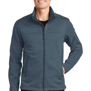 The North Face Men's Blue Full Zip Mid-Length Ridgeline Jacket Pockets Large